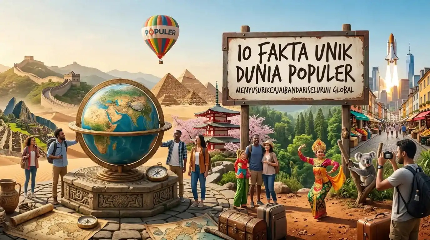 10 Fakta Unik Dunia Populer yang Sangat Menakjubkan
