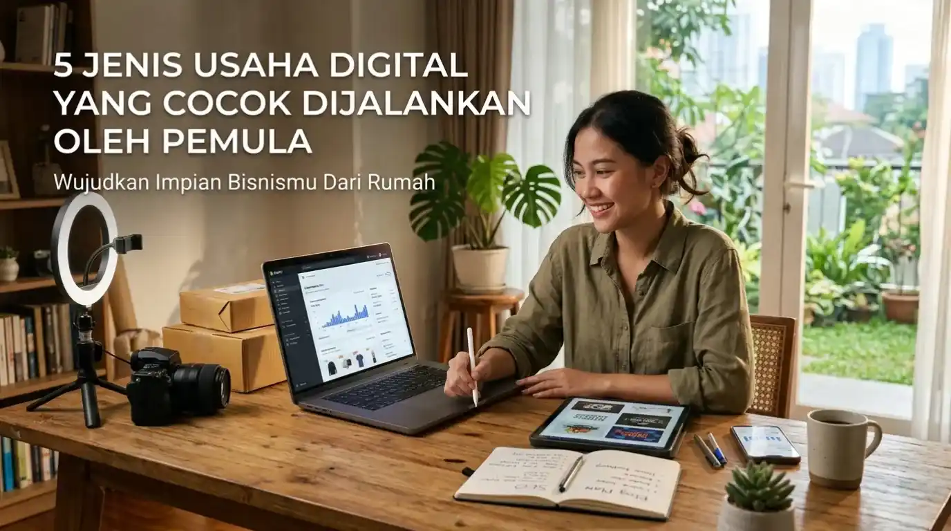 5 Jenis Usaha Digital yang Cocok Dijalankan oleh Pemula