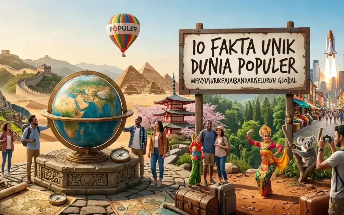 10 Fakta Unik Dunia Populer yang Sangat Menakjubkan