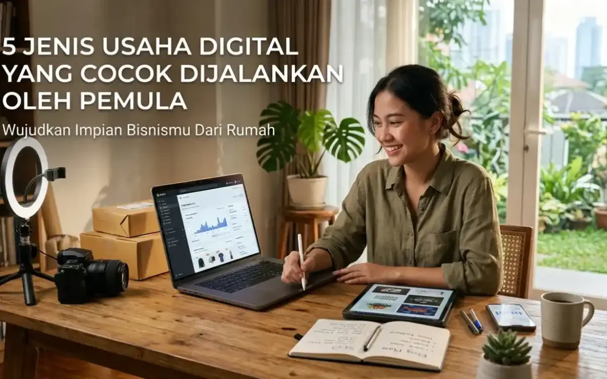5 Jenis Usaha Digital yang Cocok Dijalankan oleh Pemula